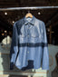 The Mulberry 02 Large French Lamb Navy